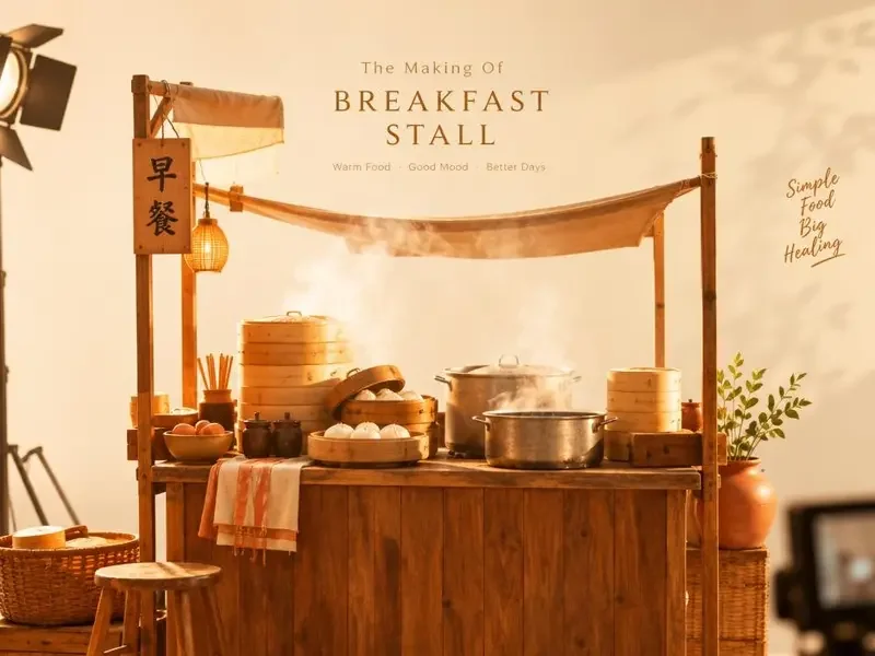 《老街早餐铺》道具特辑：烟火气从哪来 幕后花絮封面