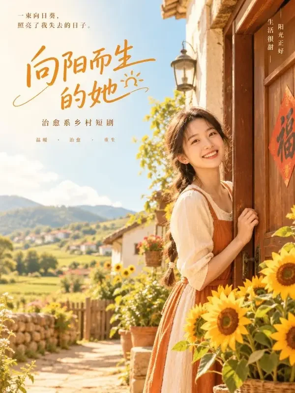 短剧《小满的晴天》封面海报